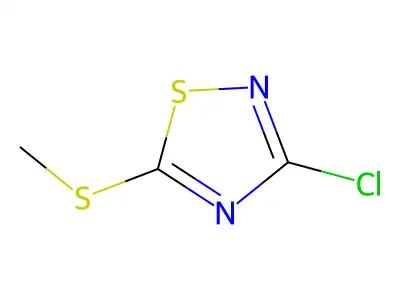 3-Chloro-5-methylthio-1,2,4-thiadiazole structure