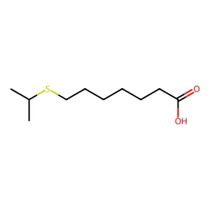 7-异丙硫基庚酸 structure