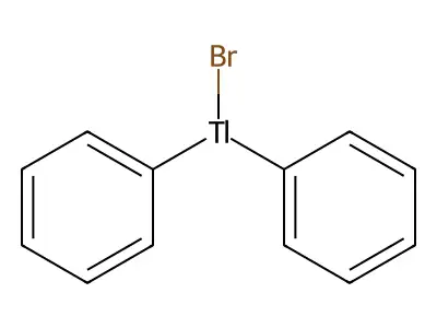 Thallium, bromodiphenyl- structure