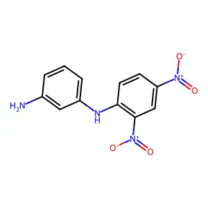 N-(2,4-Dinitrophenyl)-m-phenylenediamine structure