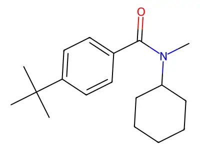 4-tert-butyl-N-cyclohexyl-N-methylbenzamide structure