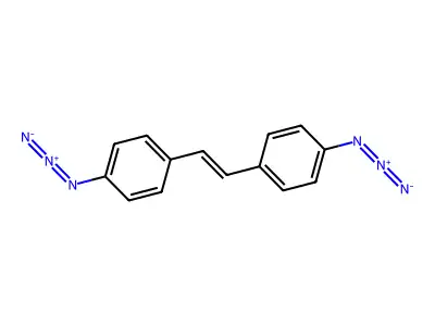 4,4a(2)-Diazidostilbene structure