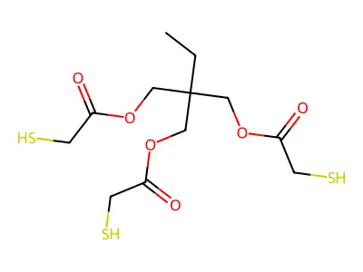 Trimethylolpropane Tris(thioglycolate) structure