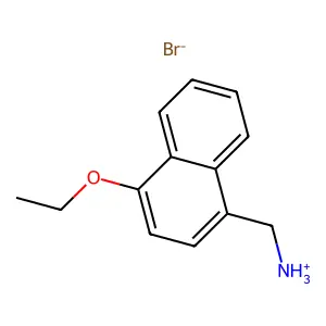 1-(4-Ethoxynaphthalen-1-yl)methanamine--hydrogen bromide (1/1) structure