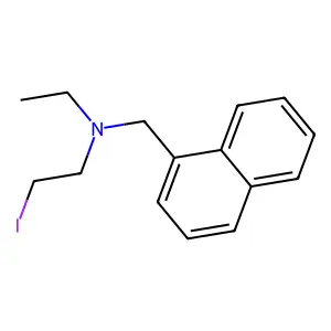 N-(2-碘乙基)-N-乙基-1-萘甲胺 structure