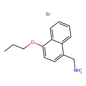 4-丙氧基-1-萘甲胺氢溴酸盐 structure