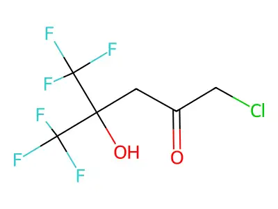 2-Pentanone, 1-chloro-4-hydroxy-5,5,5-trifluoro-4-(trifluoromethyl)- structure