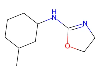 Cyclohexylamine, 3-methyl-N-(2-oxazolin-2-yl)- structure