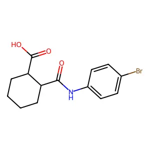 4'-Bromohexahydrophthalanilic acid structure