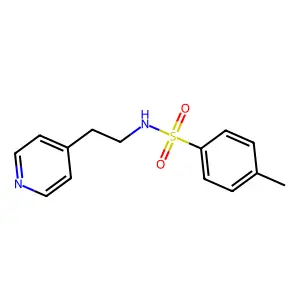 4-Methyl-N-[2-(4-pyridinyl)ethyl]benzenesulfonamide structure