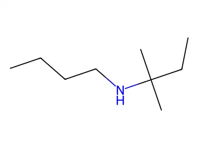 N-(tert-Pentyl)butan-1-amine structure
