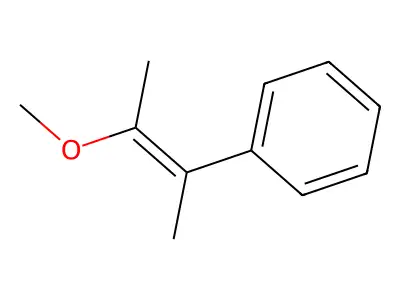 (E)-2-Methoxy-3-phenyl-2-butene structure