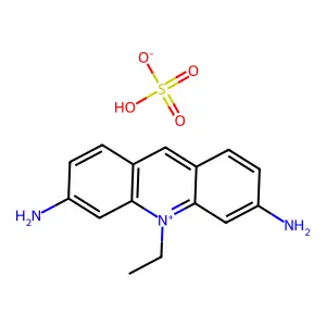 3,6-二氨基-10-乙基吖啶硫酸盐 structure