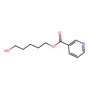 烟酸-5-羟戊酯 structure