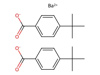 Barium 4-(1,1-dimethylethyl)benzoate structure