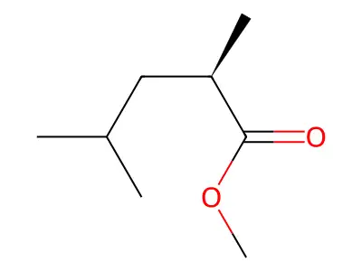 Methyl 2,4-dimethylpentanoate structure