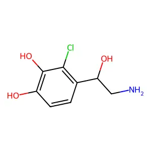 2-Chloronorepinephrine structure