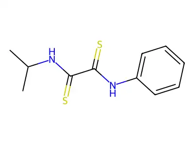 Oxamide, N-isopropyl-N'-phenyldithio- structure