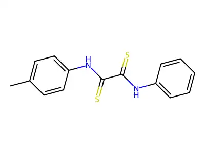 Oxamide, N-phenyl-N'-(p-tolyl)dithio- structure