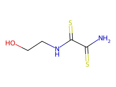 N~1~-(2-Hydroxyethyl)ethanebis(thioamide) structure