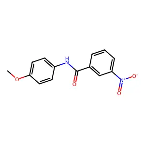 4'-Methoxy-3-nitrobenzanilide structure