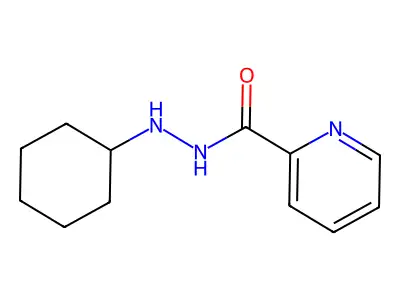 N-Cyclohexylpyridine-2-carbohydrazonic acid structure