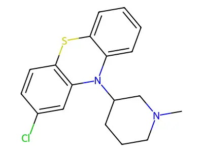 2-Chloro-10-(1-methylpiperidin-3-yl)-10H-phenothiazine structure