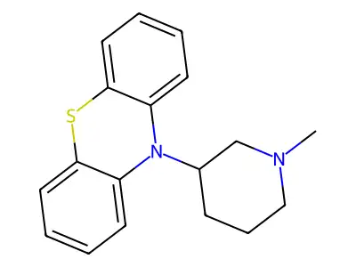 10-(1-Methylpiperidin-3-yl)-10H-phenothiazine structure