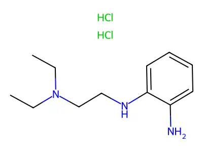 o-Phenylenediamine, N-(2-(diethylamino)ethyl)-, dihydrochloride structure