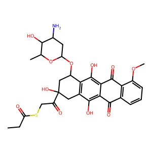 Adriamycin 14-thiobutyrate structure