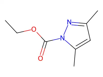 ethyl 3,5-dimethyl-1H-pyrazole-1-carboxylate structure