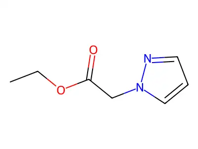 Ethyl 2-(1H-pyrazol-1-yl)acetate structure