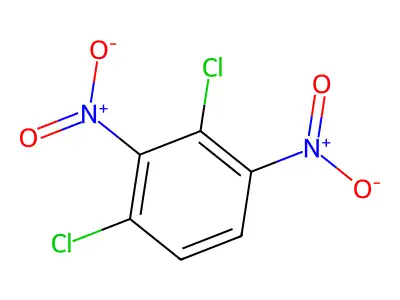 Benzene, 1,3-dichloro-2,4-dinitro- structure