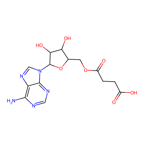 ADENOSINE 5'-SUCCINATE structure