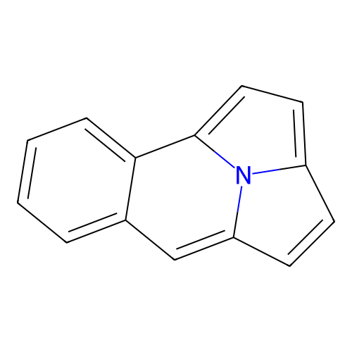 Pyrrolizino[3,4,5-ab]isoquinoline structure