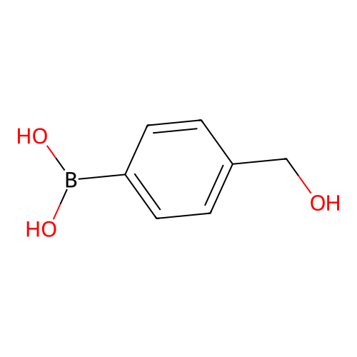 4-(Hydroxymethyl)benzeneboronic acid structure