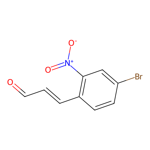 3-(4-Bromo-2-nitrophenyl)prop-2-enal structure
