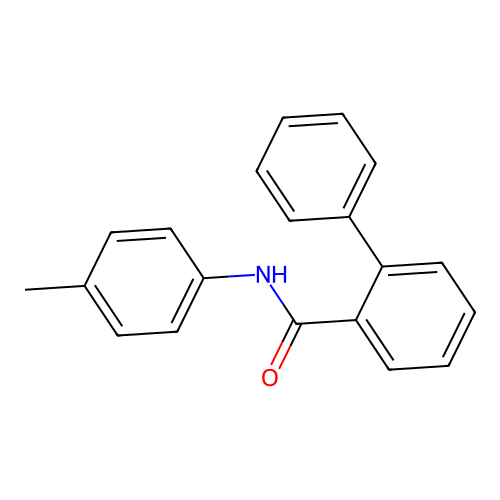 N-(4-methylphenyl)-[1,1'-biphenyl]-2-carboxamide structure