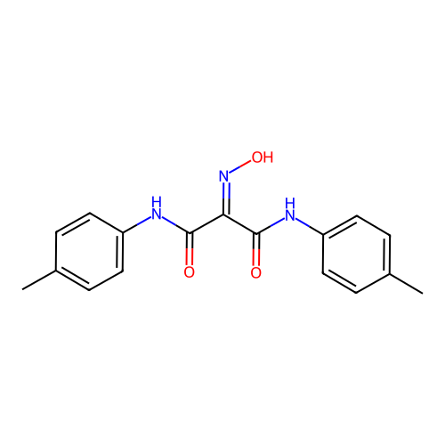 2-Hydroxyimino-n1,n3-bis(4-methylphenyl)malonamide structure