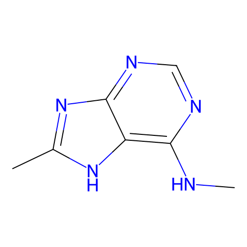 N,8-dimethyl-7H-purin-6-amine structure