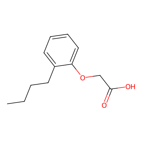 (O-Butylphenoxy)acetic acid structure