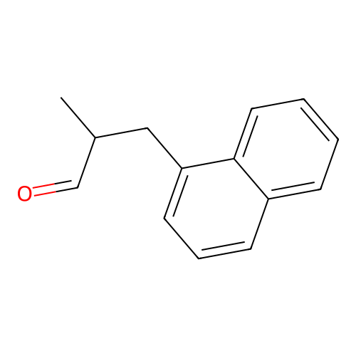 2-Methyl-3-naphthalen-1-ylpropanal structure