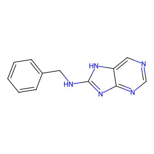 8-Benzylaminopurine structure