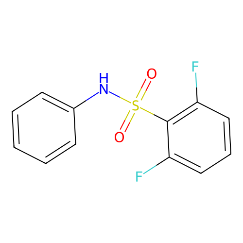 2,6-difluoro-N-phenylbenzenesulfonamide structure