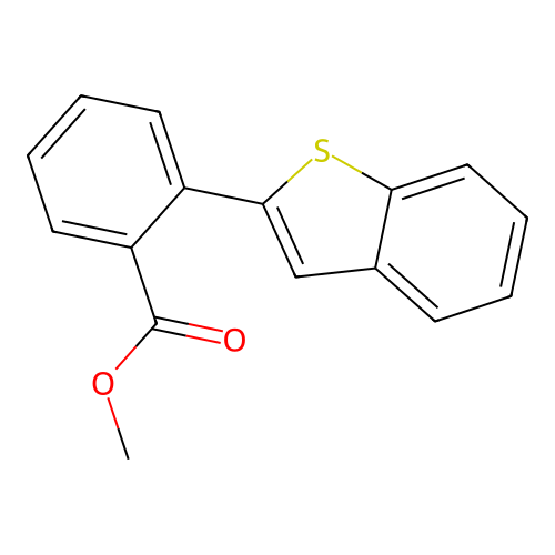 Methyl 2-(1-benzothien-2-yl)benzoate structure