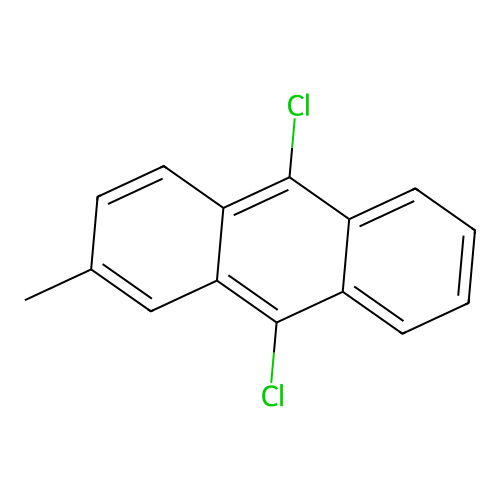 9,10-Dichloro-2-methylanthracene structure