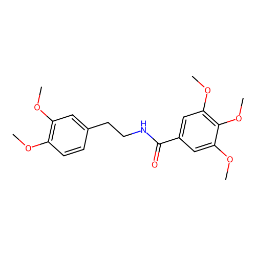 N-[2-(3,4-dimethoxyphenyl)ethyl]-3,4,5-trimethoxybenzamide structure