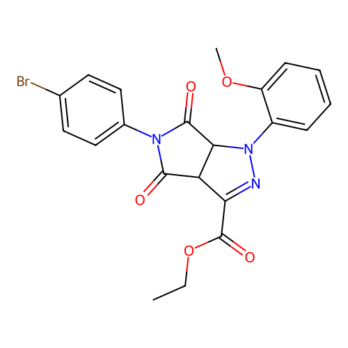 C21H18BrN3O5 structure