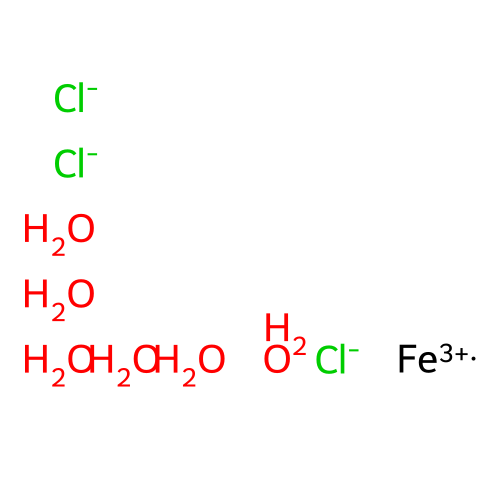 六水合氯化铁 structure