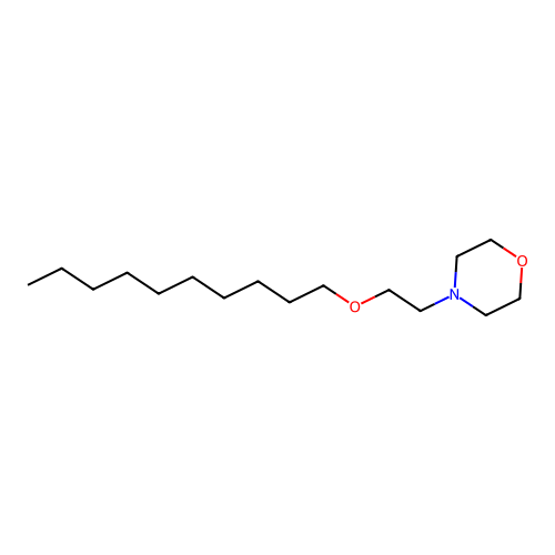 4-[2-(Decyloxy)ethyl]morpholine structure